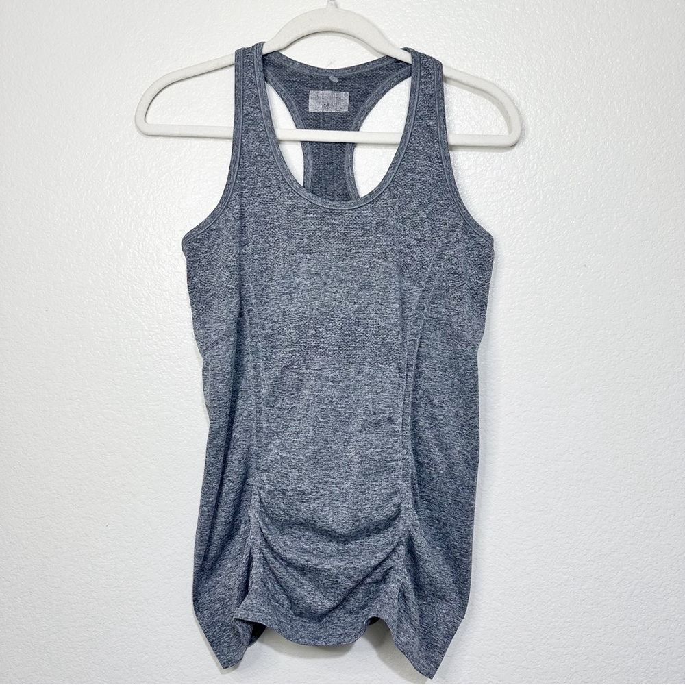 Athleta Gray Fastest Track Racerback Tank Top Size M - Picture 2 of 5
